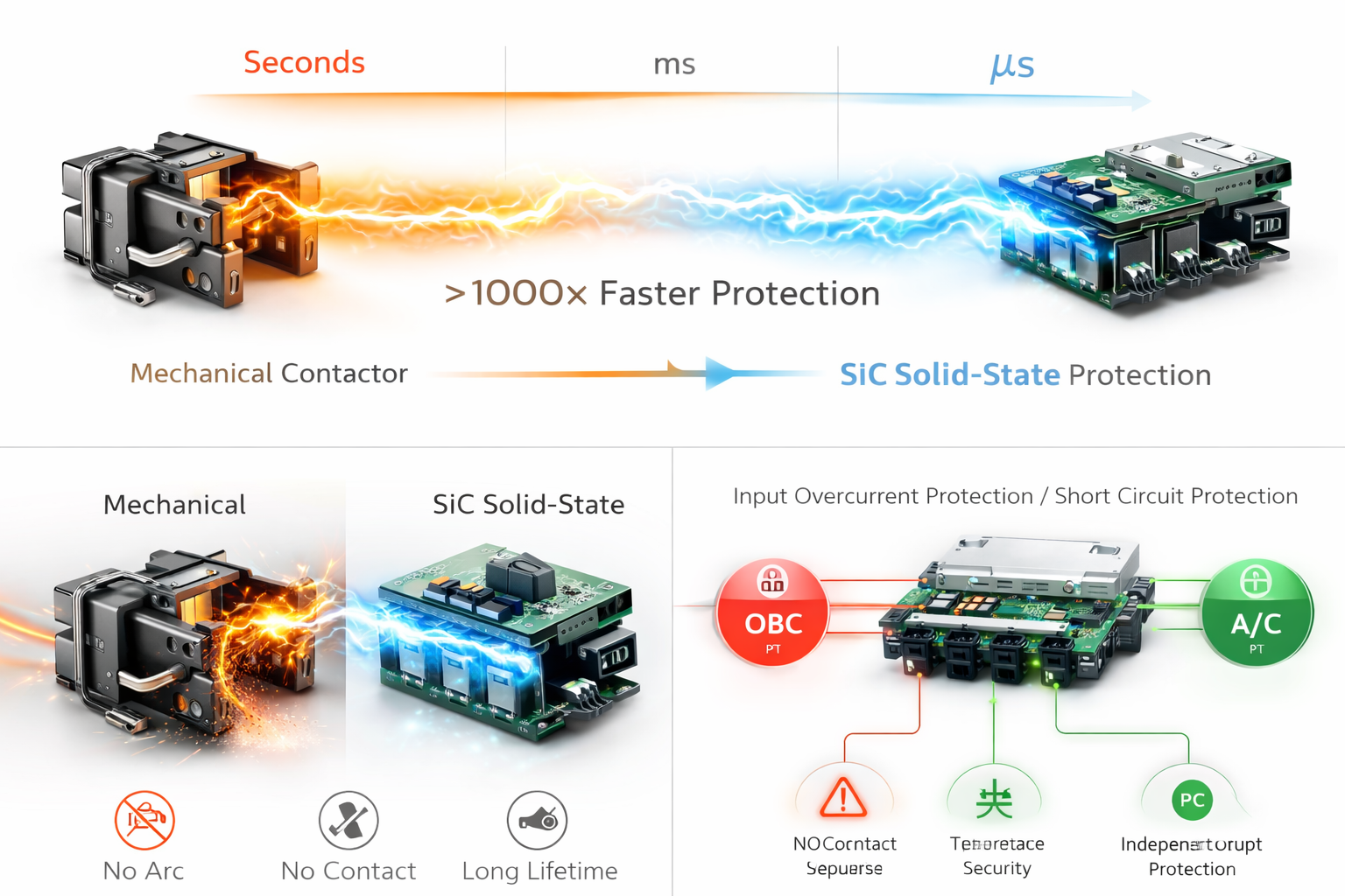 SiC 固態防護技術